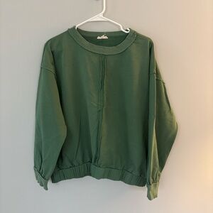 easel Sage Green Crewneck Sweatshirt